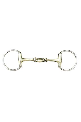 Mors à olive double brisure 16 mm en maillechort