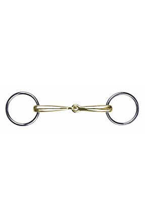 Mors de filet en maillechort, 14 mm