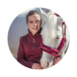 Para-rider Mara Meyer and success pony Cookie.