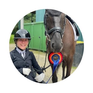 Mara with her first pony Little Dream.